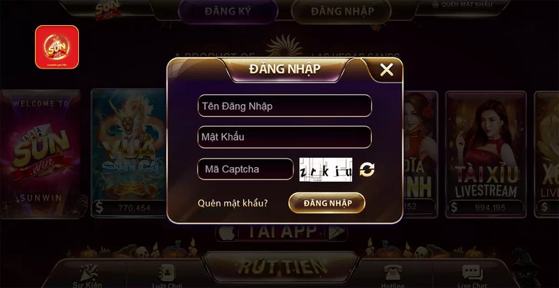 Đăng nhập SunWin qua ứng dụng Android/iOS